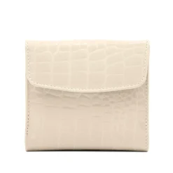 Tulip – Alabaster Croc Effect / Traffic Red