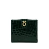 Tulip – Green Croc Effect / Ebony Black