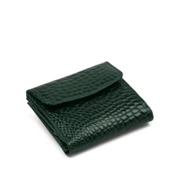 Tulip – Green Croc Effect / Ebony Black