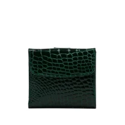 Tulip – Green Croc Effect / Ebony Black
