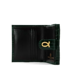 Tulip – Green Croc Effect / Ebony Black