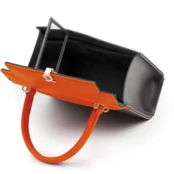 Viola – Ebony Black / Tangerine